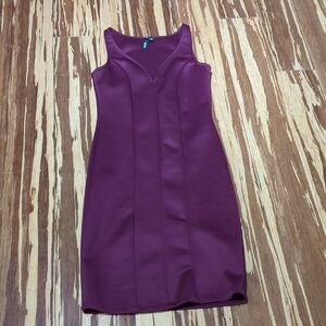Bodycon Burgundy Sleeveless Dress